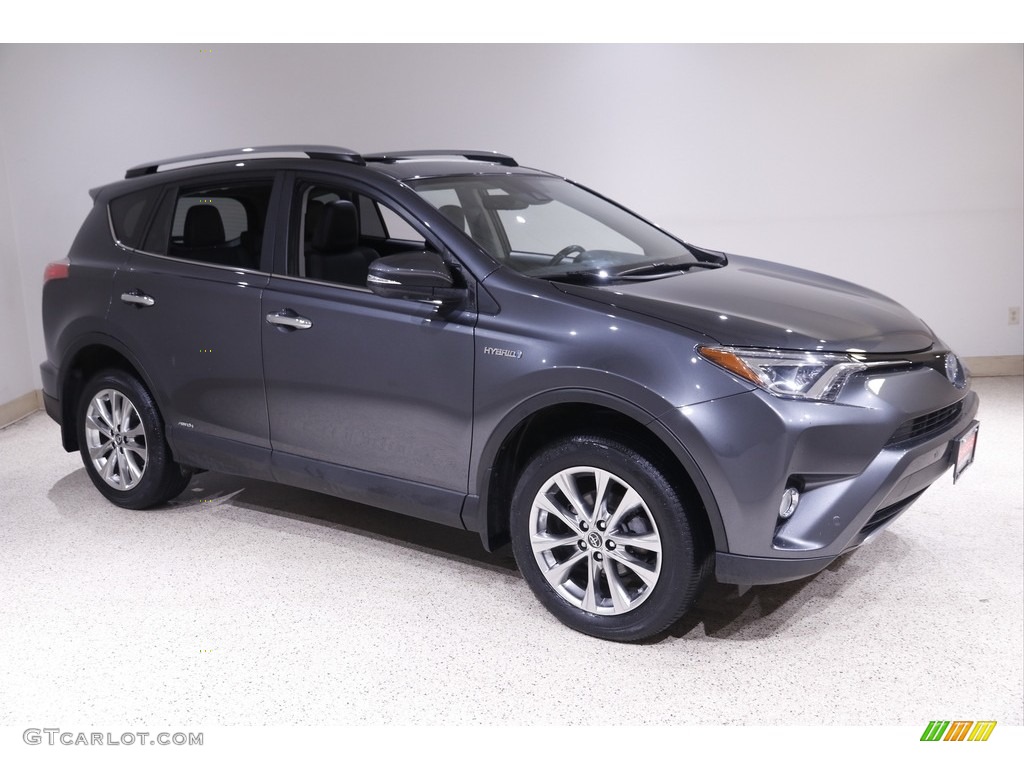 2018 RAV4 Limited AWD Hybrid - Magnetic Gray Metallic / Black photo #1