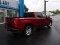 2021 Cherry Red Tintcoat Chevrolet Silverado 1500 Custom Crew Cab 4x4  photo #3