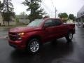 2021 Cherry Red Tintcoat Chevrolet Silverado 1500 Custom Crew Cab 4x4  photo #7