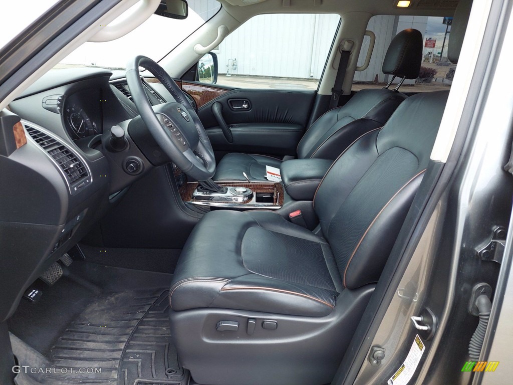 Charcoal Interior 2018 Nissan Armada SL Photo #142103711