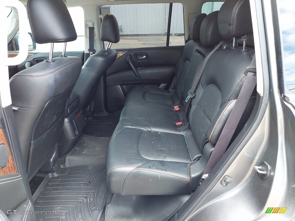 2018 Nissan Armada SL Rear Seat Photo #142103726