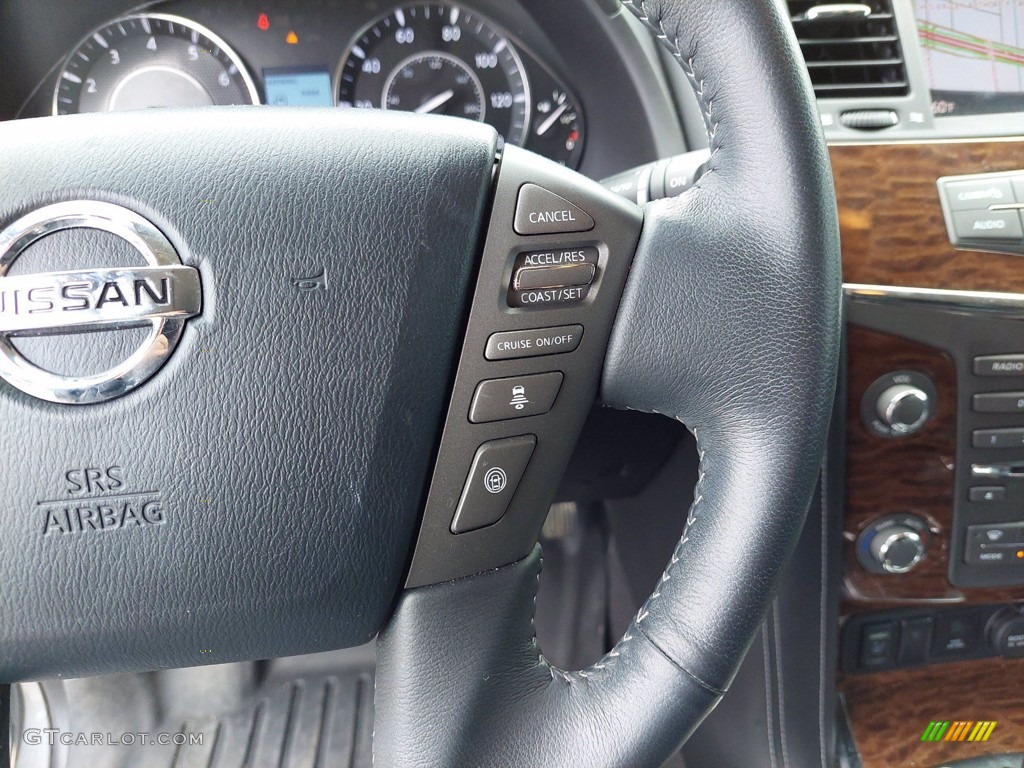 2018 Nissan Armada SL Steering Wheel Photos