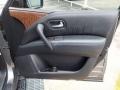 Charcoal 2018 Nissan Armada SL Door Panel