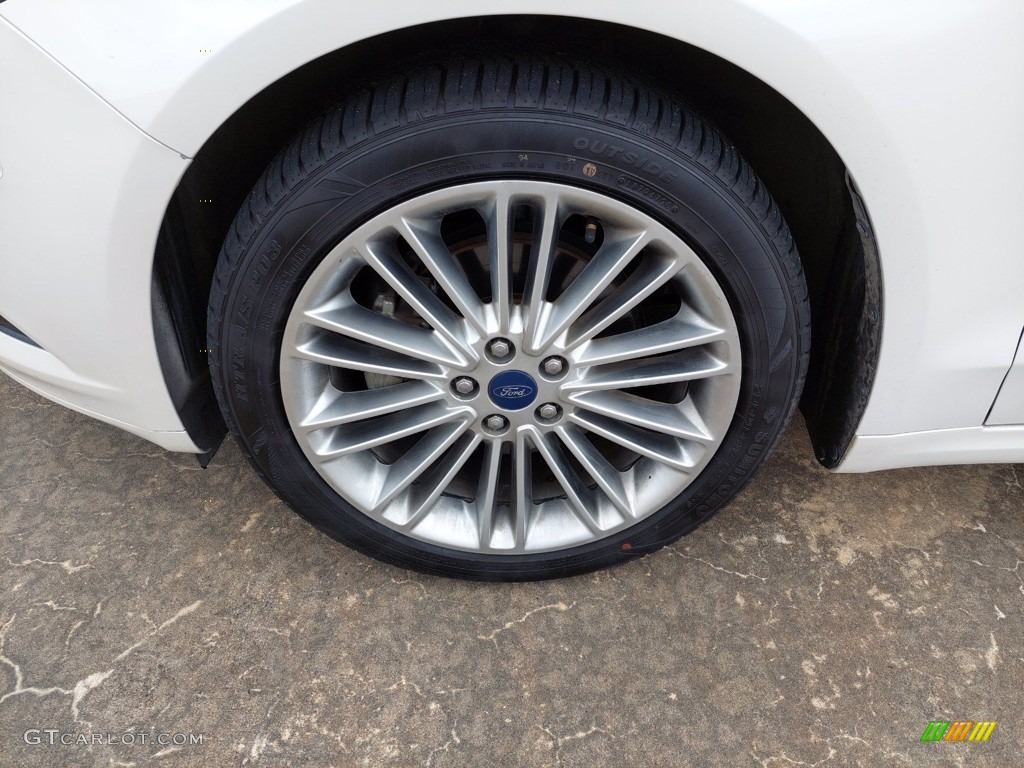 2015 Fusion SE - Oxford White / Charcoal Black photo #7