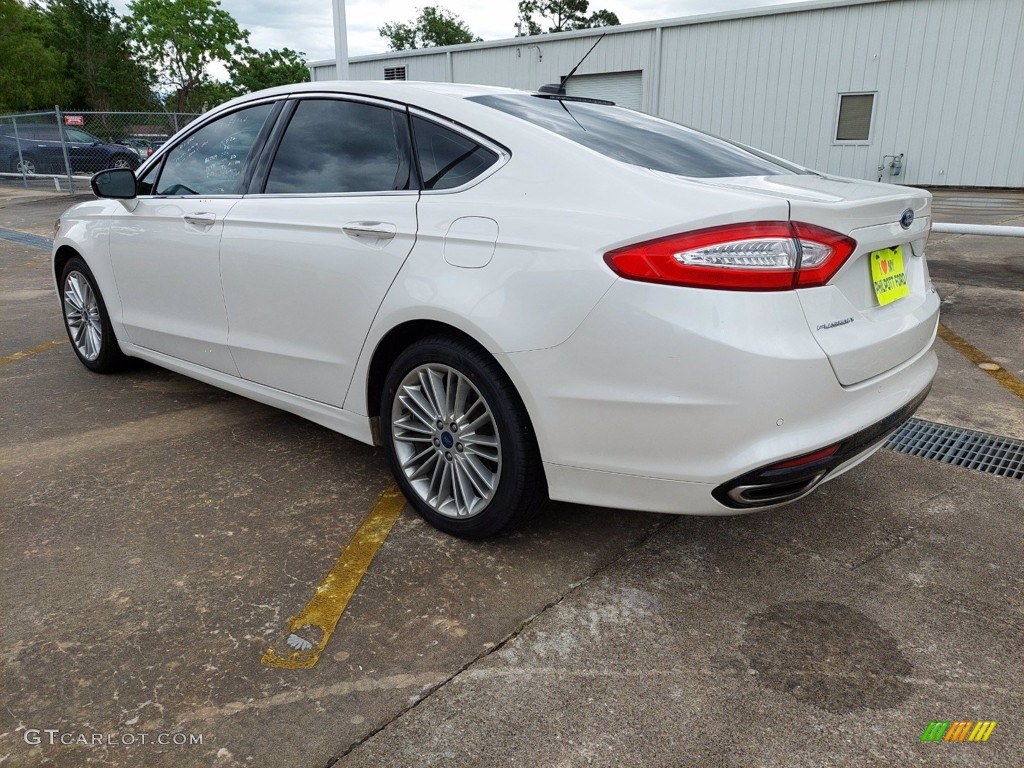 2015 Fusion SE - Oxford White / Charcoal Black photo #8