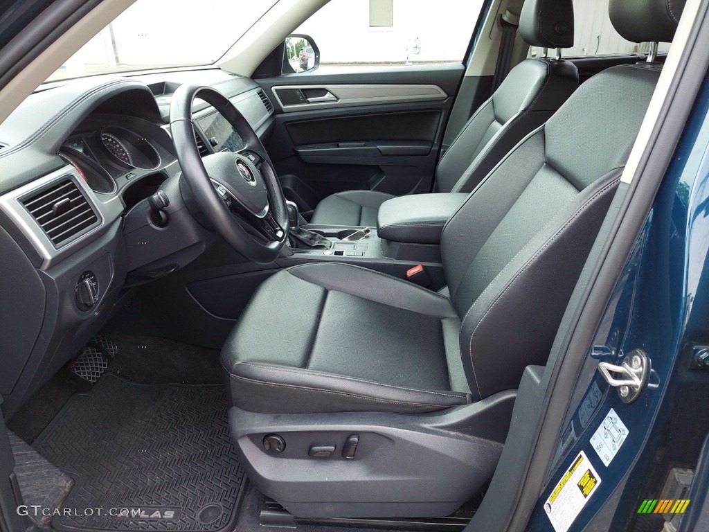 Titan Black Interior 2018 Volkswagen Atlas SE Photo #142104404