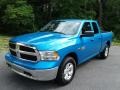 2021 Hydro Blue Pearl Ram 1500 Tradesman Quad Cab 4x4  photo #2