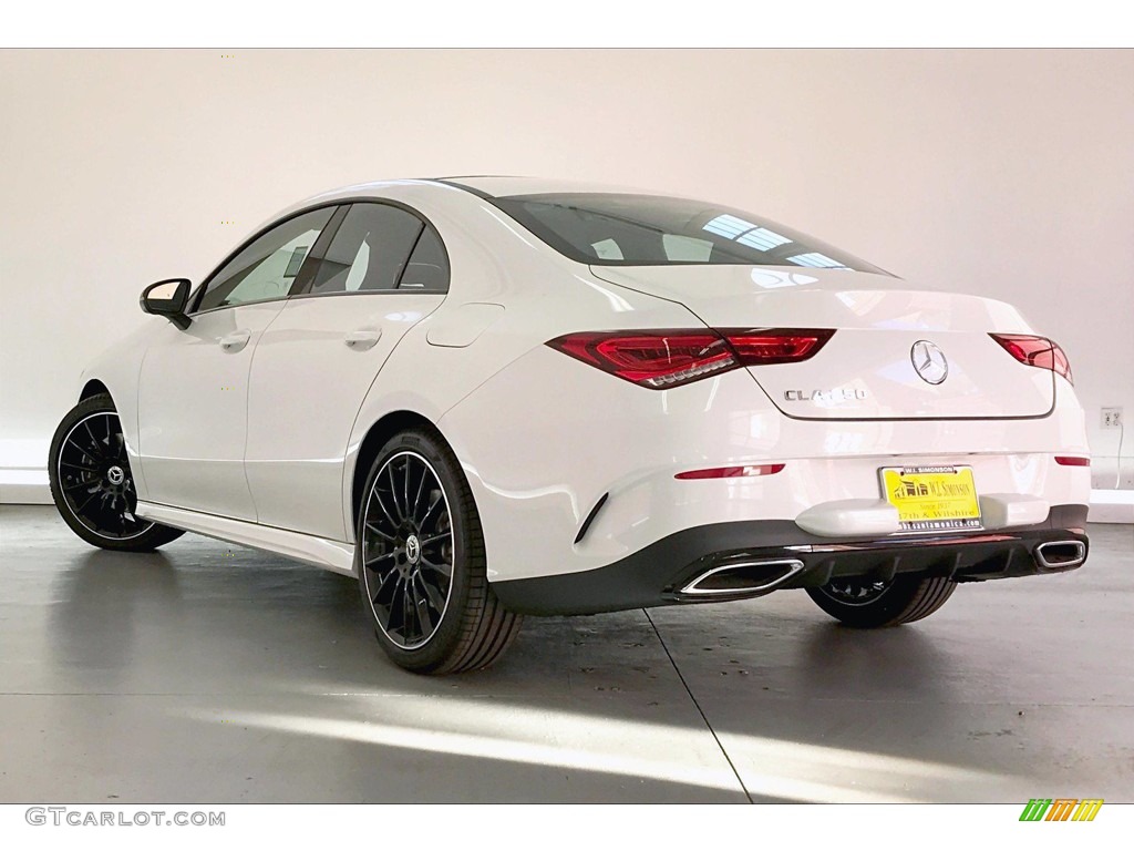 2020 CLA 250 Coupe - Digital White Metallic / Black photo #2
