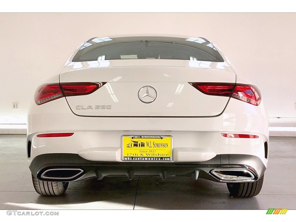 2020 CLA 250 Coupe - Digital White Metallic / Black photo #3