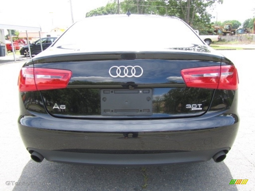 2014 A6 3.0T quattro Sedan - Brilliant Black / Black photo #9