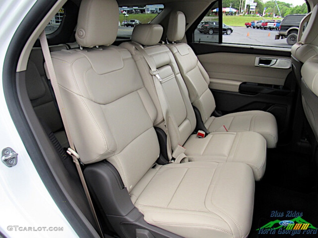 2020 Explorer Platinum 4WD - Star White Metallic Tri-Coat / Sandstone photo #13