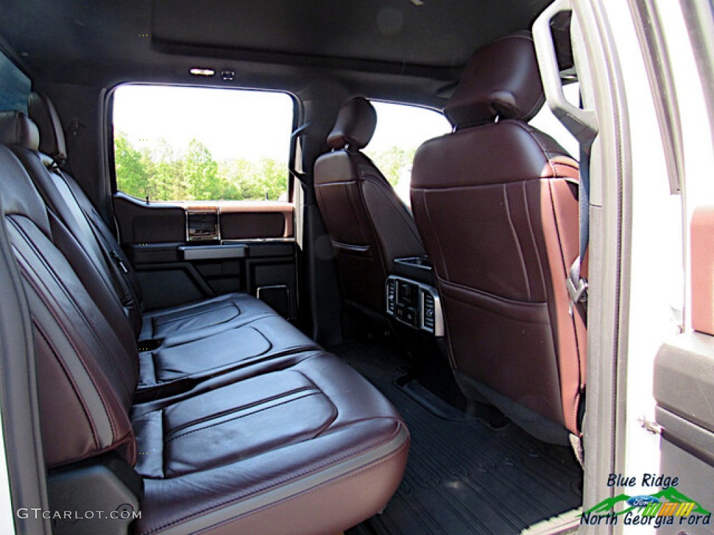 2017 F450 Super Duty Platinum Crew Cab 4x4 - White Platinum / Black/Brunello photo #17