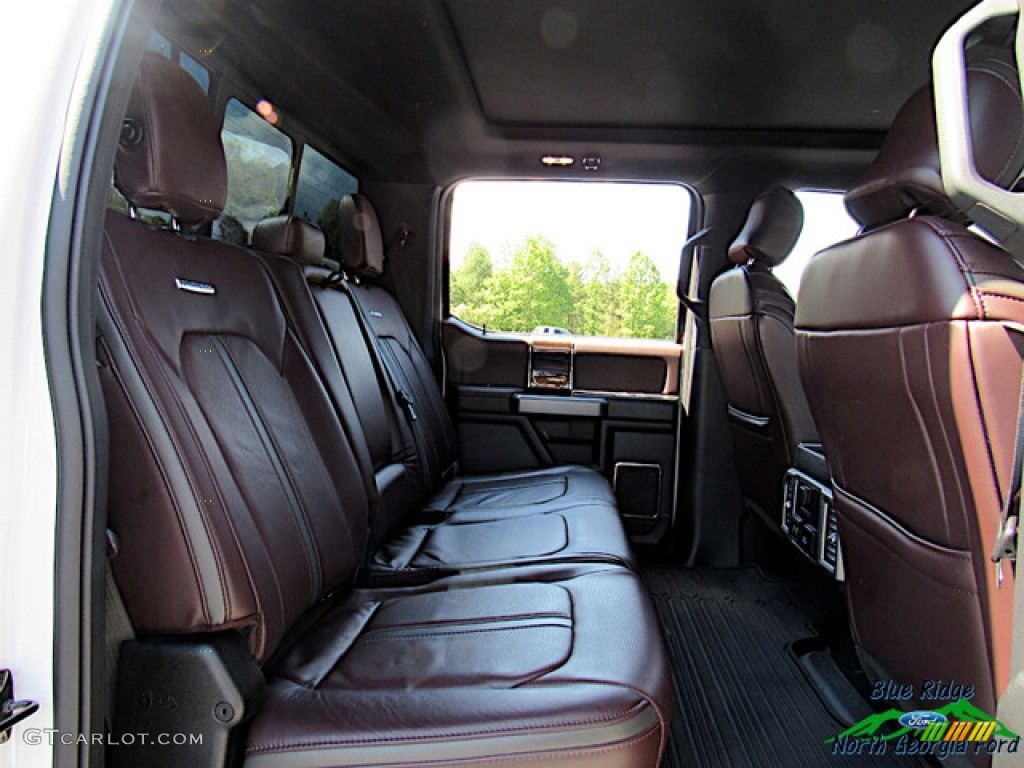 2017 F450 Super Duty Platinum Crew Cab 4x4 - White Platinum / Black/Brunello photo #18