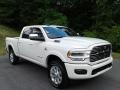 Pearl White 2021 Ram 2500 Laramie Crew Cab 4x4 Exterior