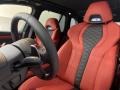 2021 BMW X5 M Sakhir Orange/Black Interior Front Seat Photo