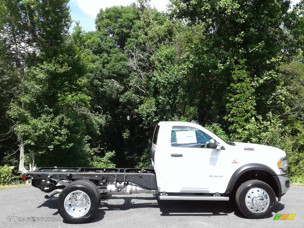 Bright White 2021 Ram 5500 Tradesman Regular Cab 4x4 Chassis Exterior Photo #142109233