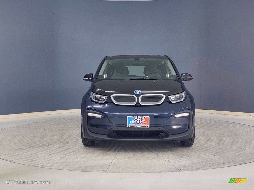 2018 i3 with Range Extender - Imperial Blue Metallic / Mega Carum Spice Grey photo #2