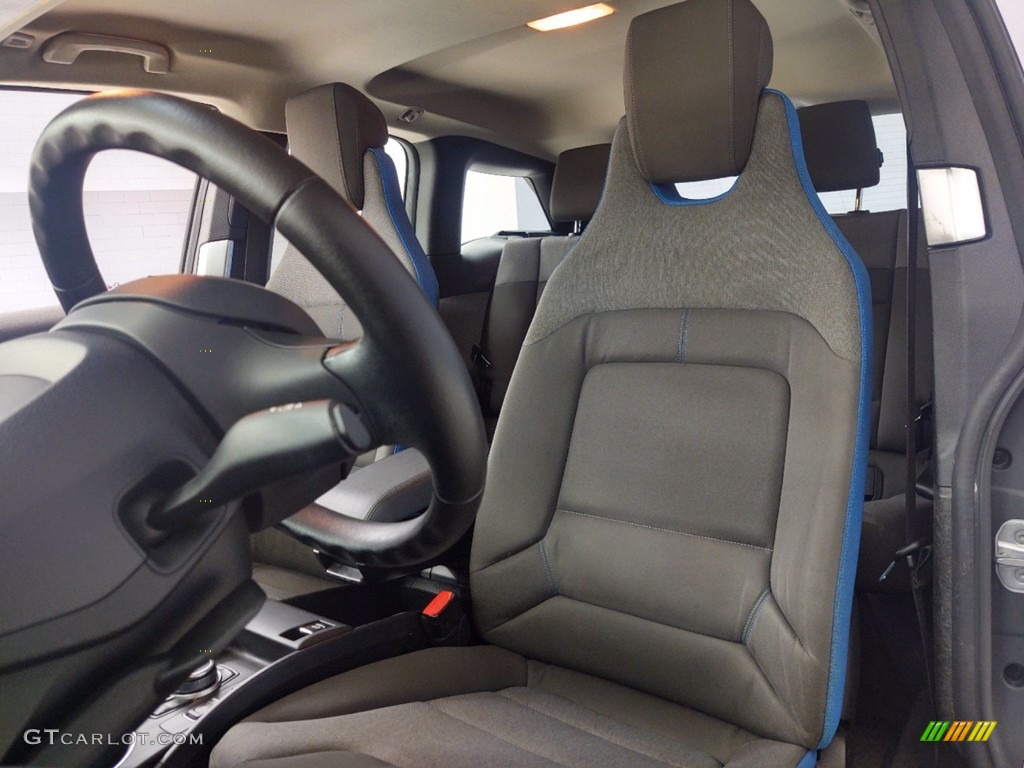 2018 i3 with Range Extender - Imperial Blue Metallic / Mega Carum Spice Grey photo #12