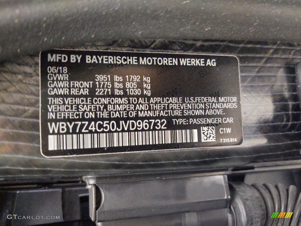2018 i3 with Range Extender - Imperial Blue Metallic / Mega Carum Spice Grey photo #32