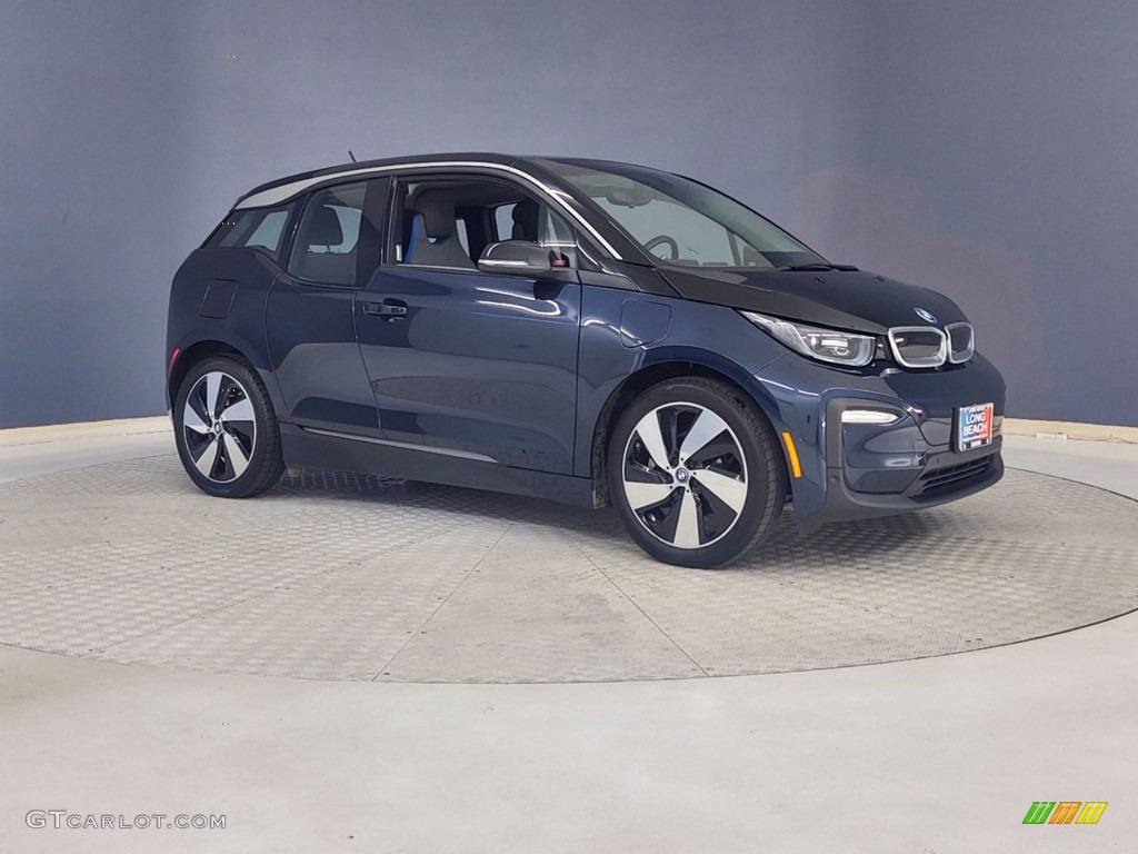 2018 i3 with Range Extender - Imperial Blue Metallic / Mega Carum Spice Grey photo #33