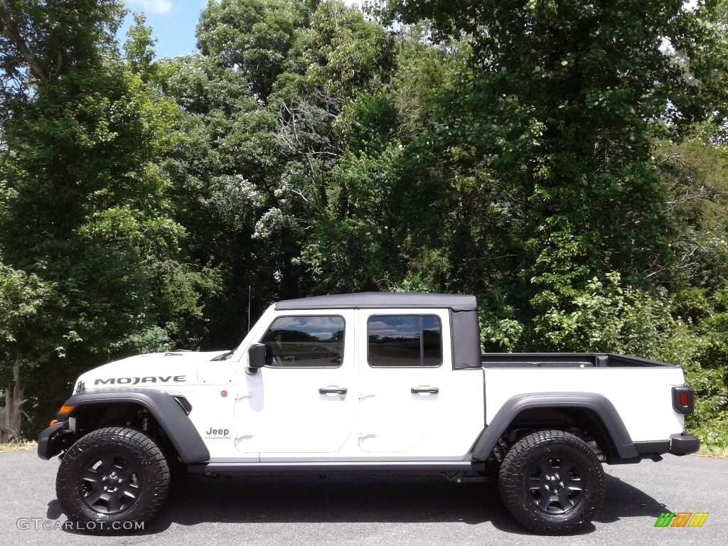 2021 Gladiator Mojave 4x4 - Bright White / Black photo #1
