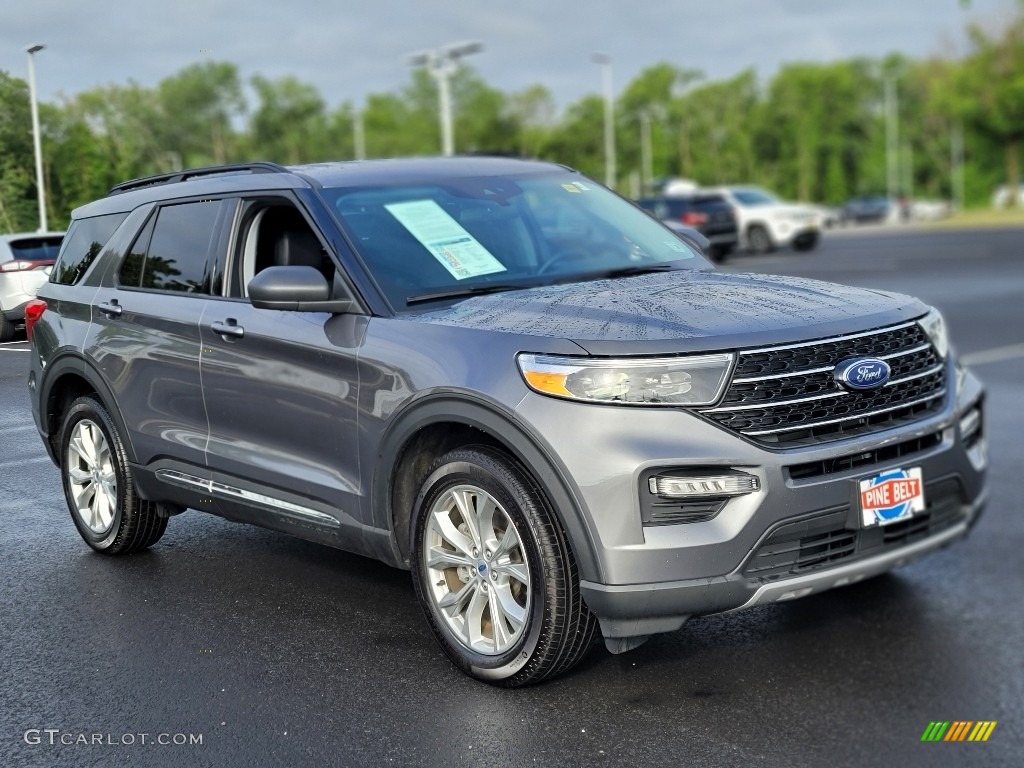 2021 Explorer XLT 4WD - Carbonized Gray Metallic / Ebony photo #11