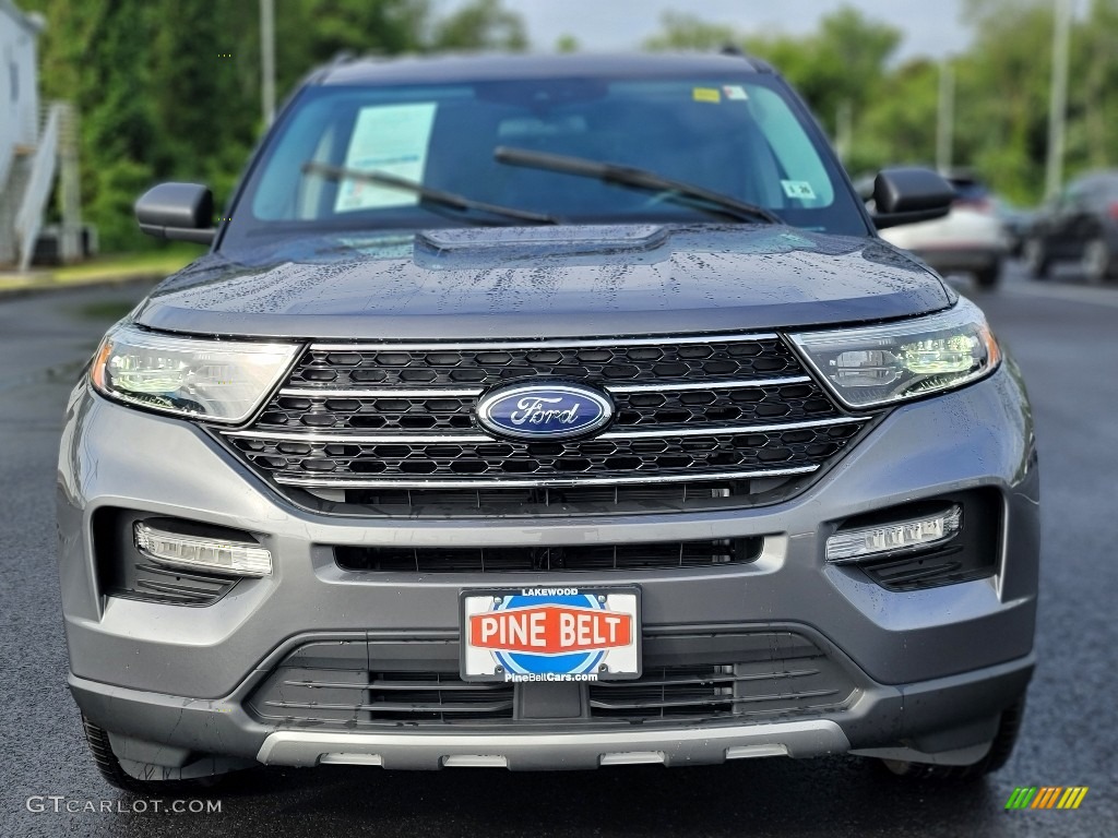 2021 Explorer XLT 4WD - Carbonized Gray Metallic / Ebony photo #12