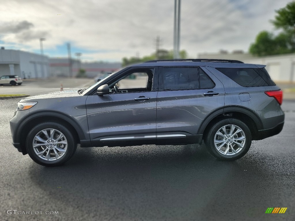 2021 Explorer XLT 4WD - Carbonized Gray Metallic / Ebony photo #13