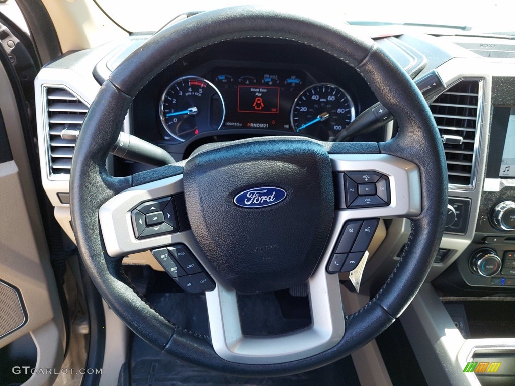 2017 F250 Super Duty Lariat Crew Cab 4x4 - White Gold / Camel photo #12