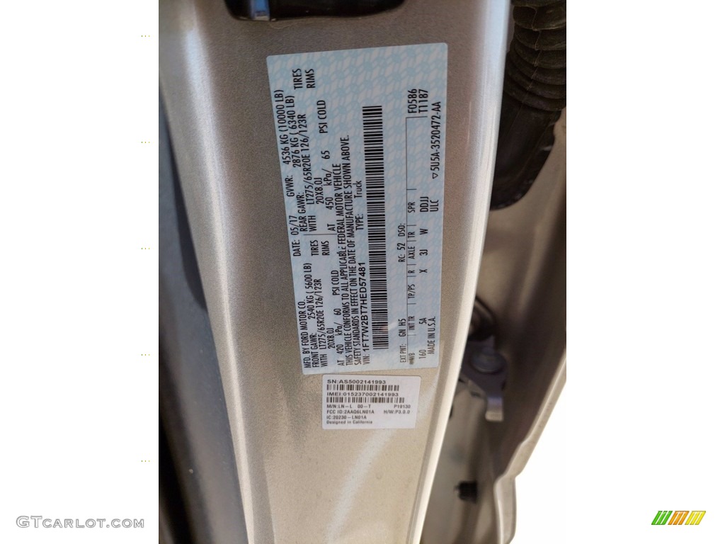 2017 F250 Super Duty Lariat Crew Cab 4x4 - White Gold / Camel photo #30