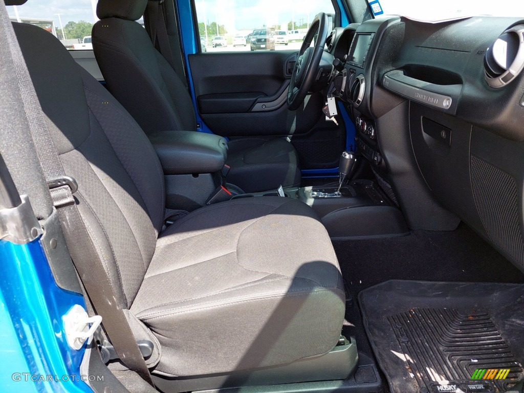 2016 Wrangler Sport - Hydro Blue Pearl / Black photo #24