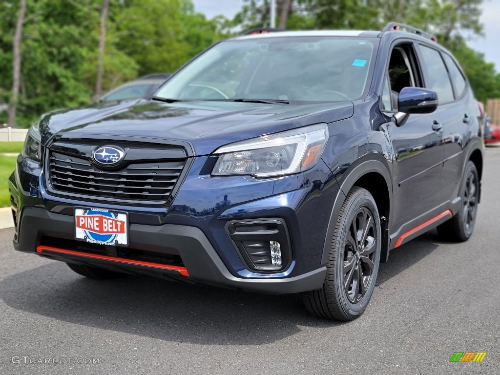 2021 Forester 2.5i Sport - Dark Blue Pearl / Gray photo #1