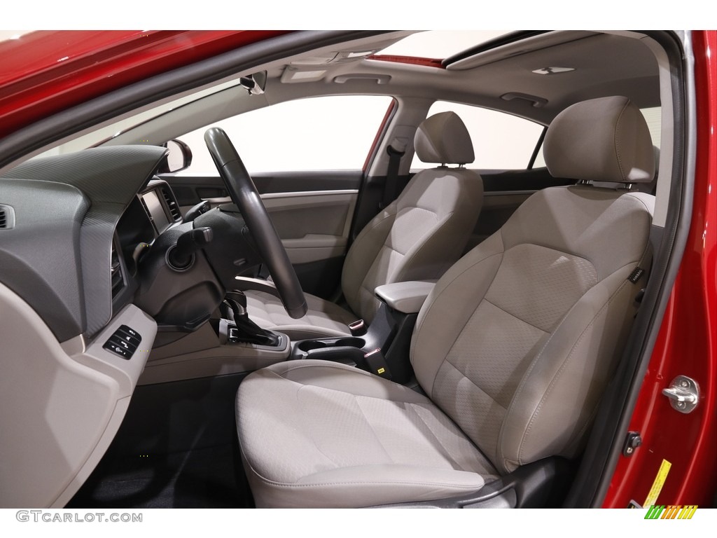 2019 Elantra Value Edition - Scarlet Red / Gray photo #5