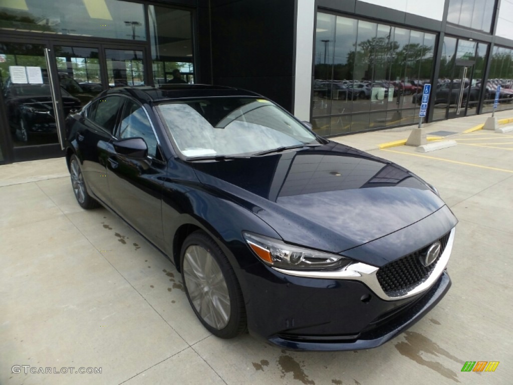 2021 Mazda6 Touring - Deep Crystal Blue / Black photo #1