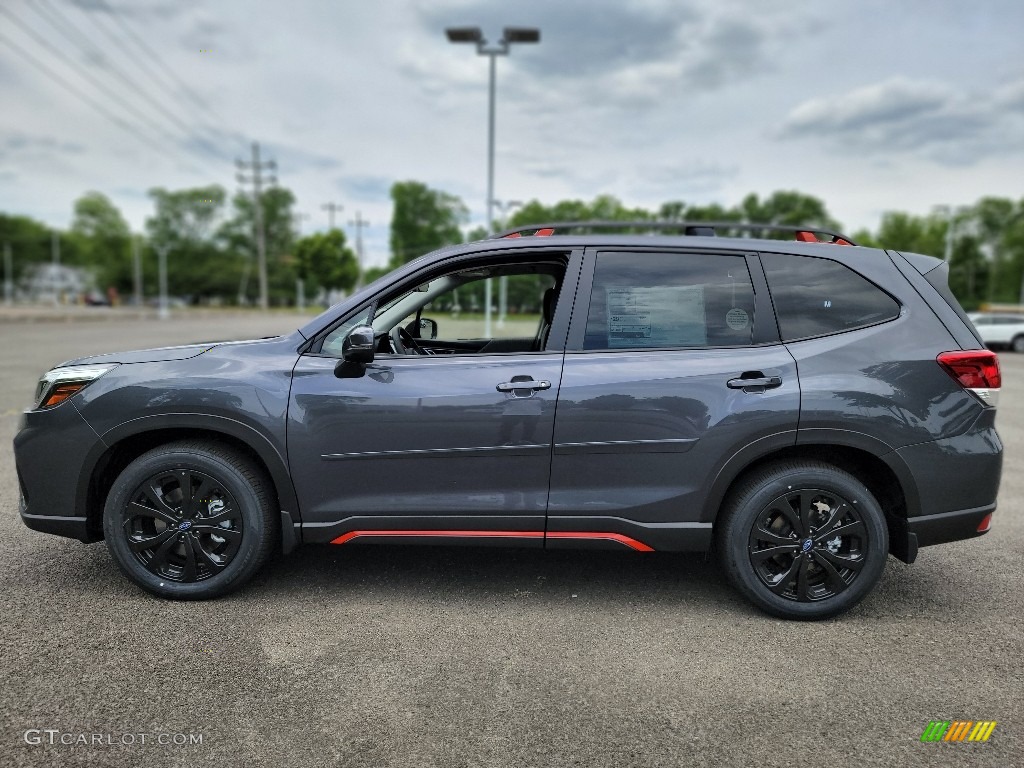 Magnetite Gray Metallic 2021 Subaru Forester 2.5i Sport Exterior Photo #142112996