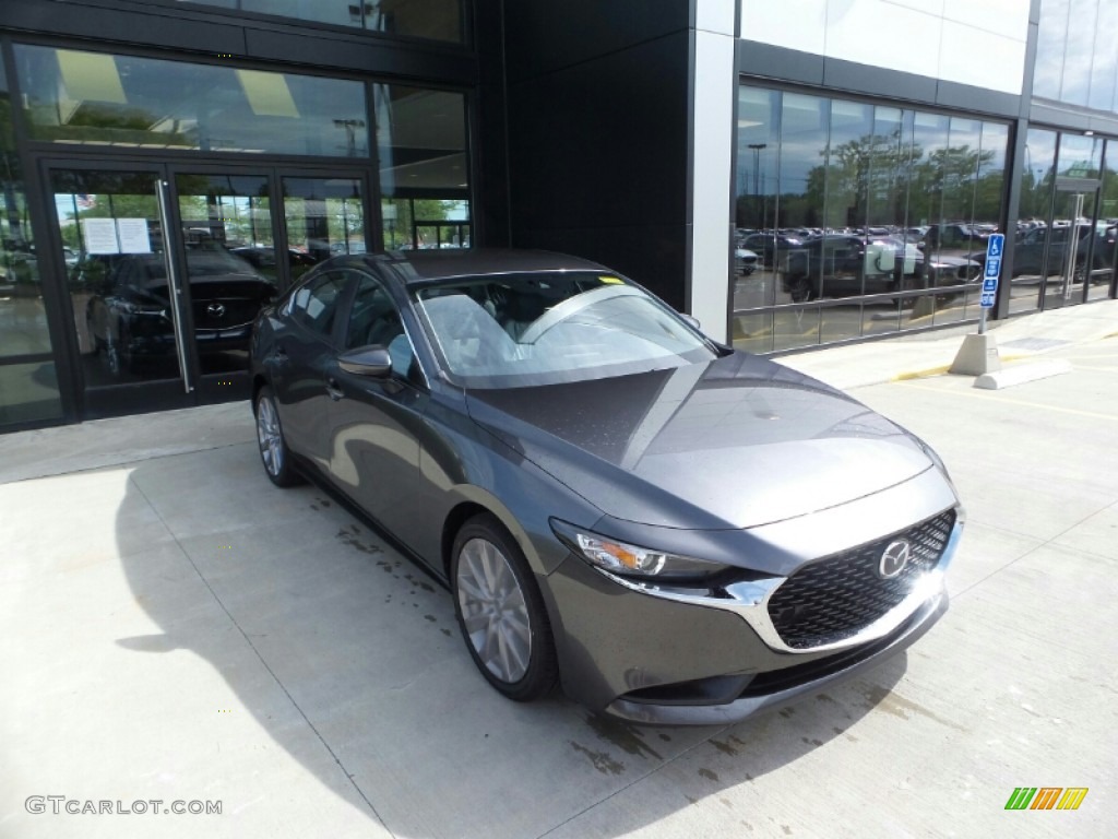 2021 Mazda3 Select Sedan - Machine Gray Metallic / Black photo #1