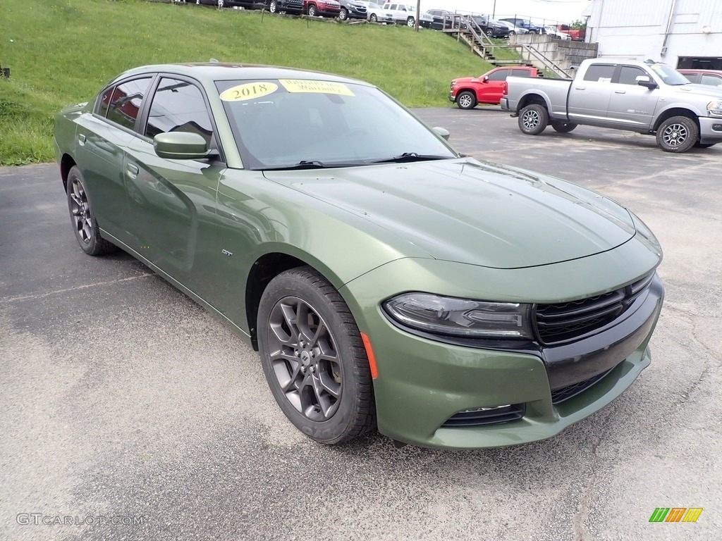 F8 Green 2018 Dodge Charger GT AWD Exterior Photo #142113557
