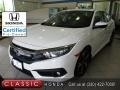 2018 White Orchid Pearl Honda Civic Touring Sedan  photo #1