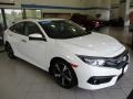 Front 3/4 View of 2018 Civic Touring Sedan