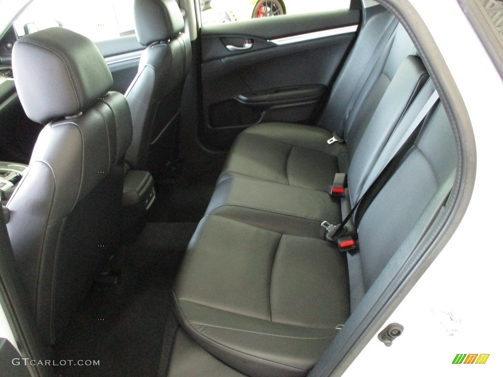 Black Interior 2018 Honda Civic Touring Sedan Photo #142114169