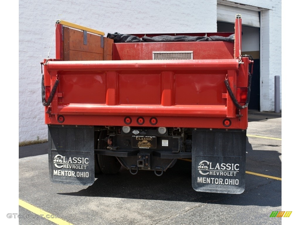 2005 Sierra 3500 Regular Cab Dually Chassis Dump Truck - Fire Red / Dark Pewter photo #3