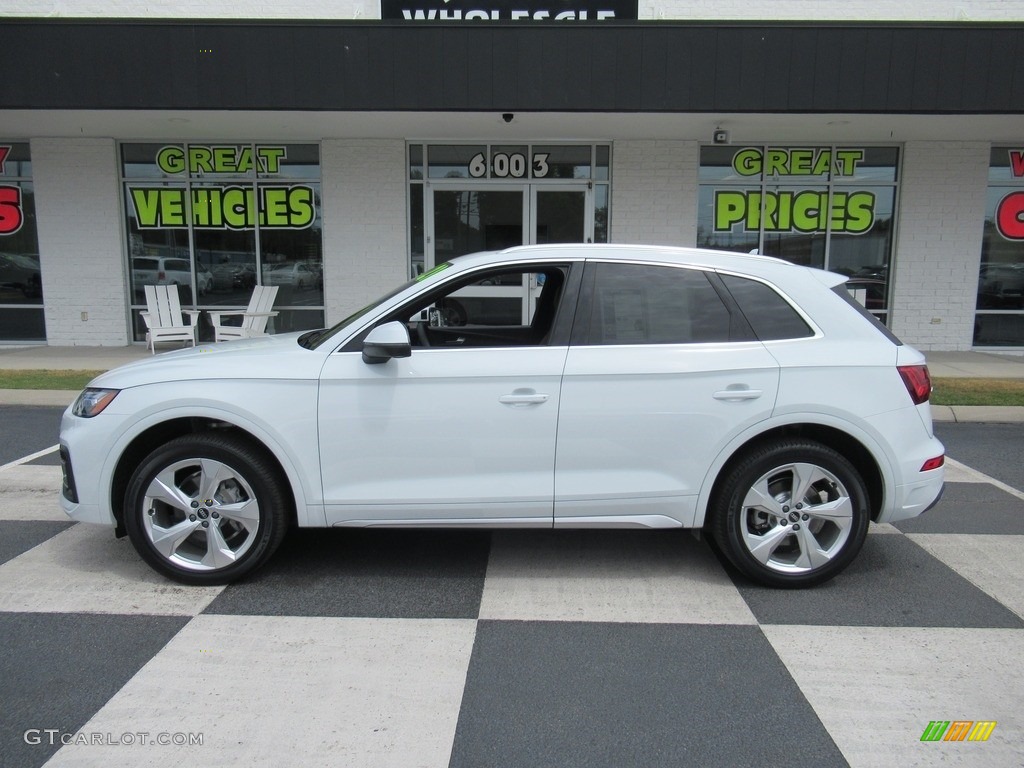2021 Q5 Premium Plus quattro - Ibis White / Okapi Brown photo #1