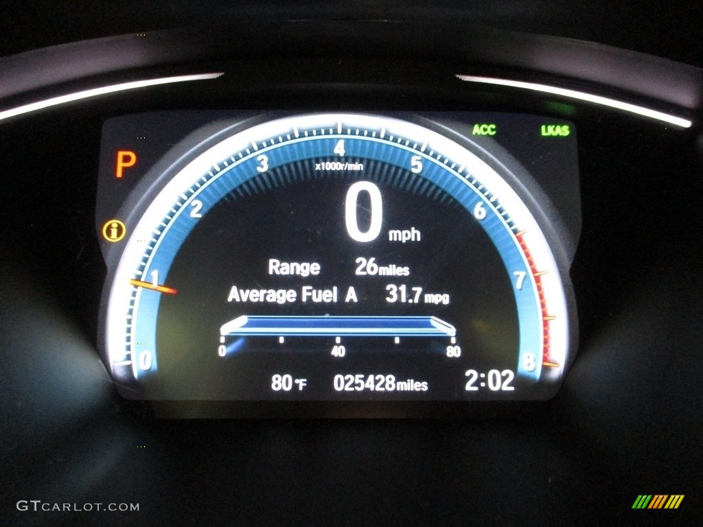 2018 Honda Civic Touring Sedan Gauges Photo #142114346