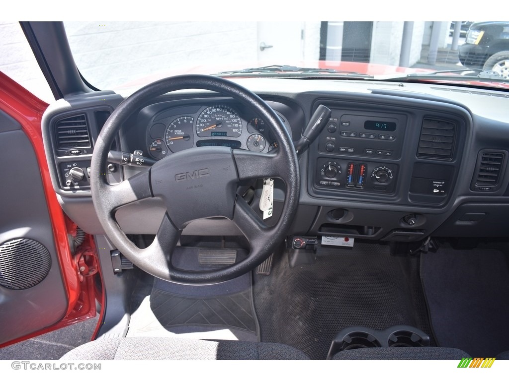 2005 Sierra 3500 Regular Cab Dually Chassis Dump Truck - Fire Red / Dark Pewter photo #13