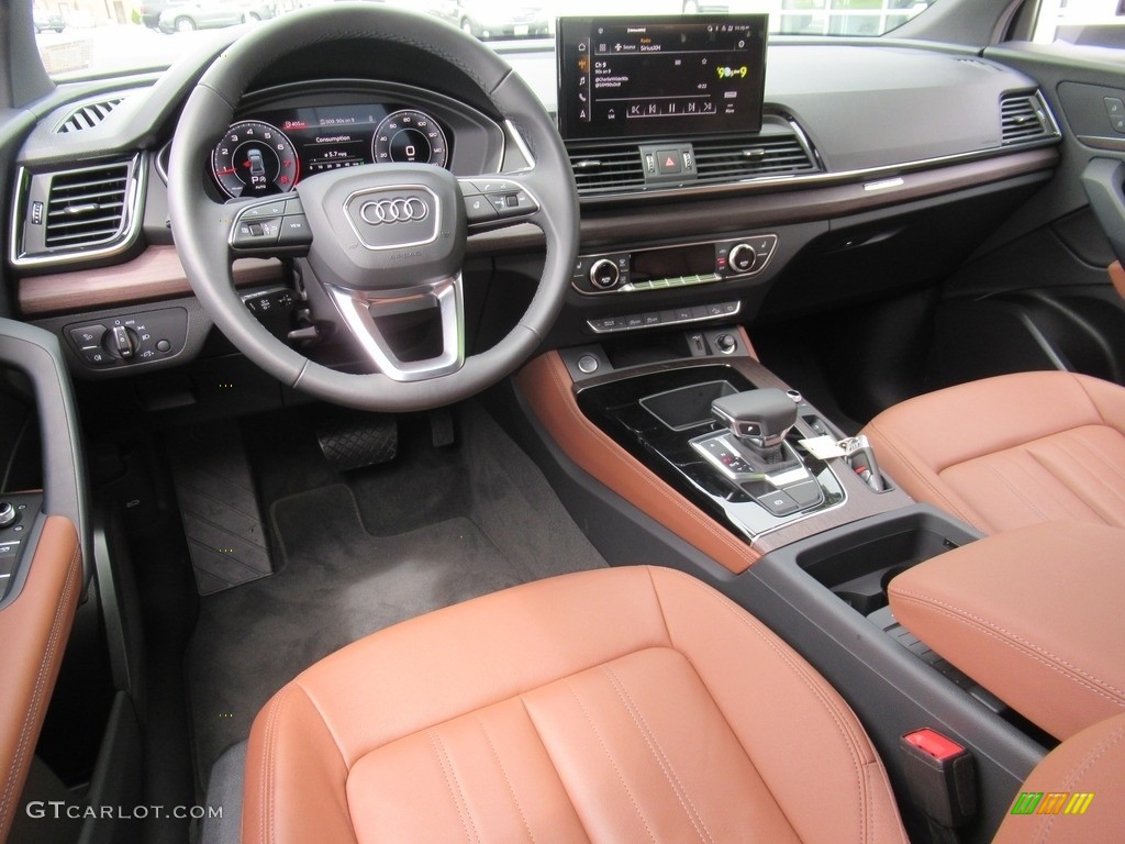 Okapi Brown Interior 2021 Audi Q5 Premium Plus quattro Photo #142114618
