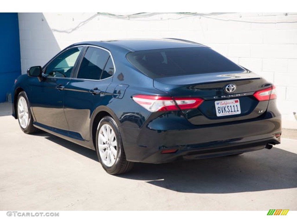 2018 Camry LE - Blue Crush Metallic / Black photo #2