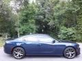 2017 Contusion Blue Dodge Charger SXT  photo #6