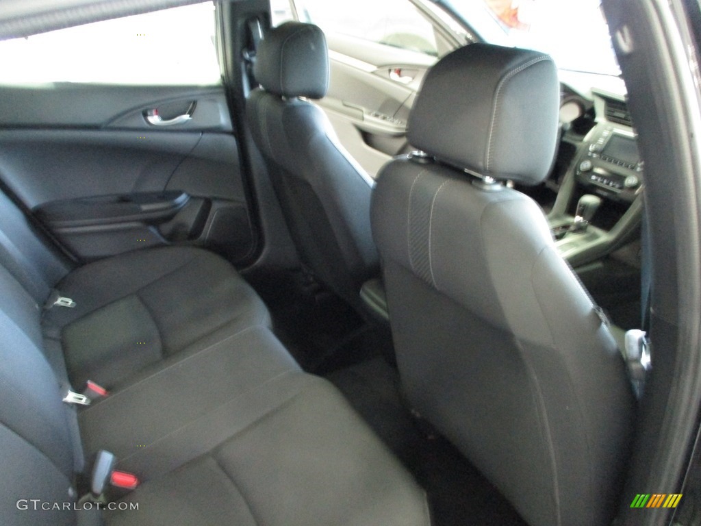 2018 Civic LX Hatchback - Crystal Black Pearl / Black photo #18