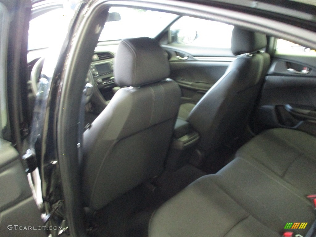 2018 Civic LX Hatchback - Crystal Black Pearl / Black photo #24
