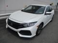 White Orchid Pearl - Civic LX Hatchback Photo No. 9